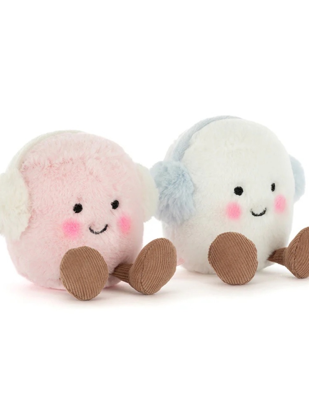 BNWT Jellycat Amuseables Toastie Pink & White Marshmallows